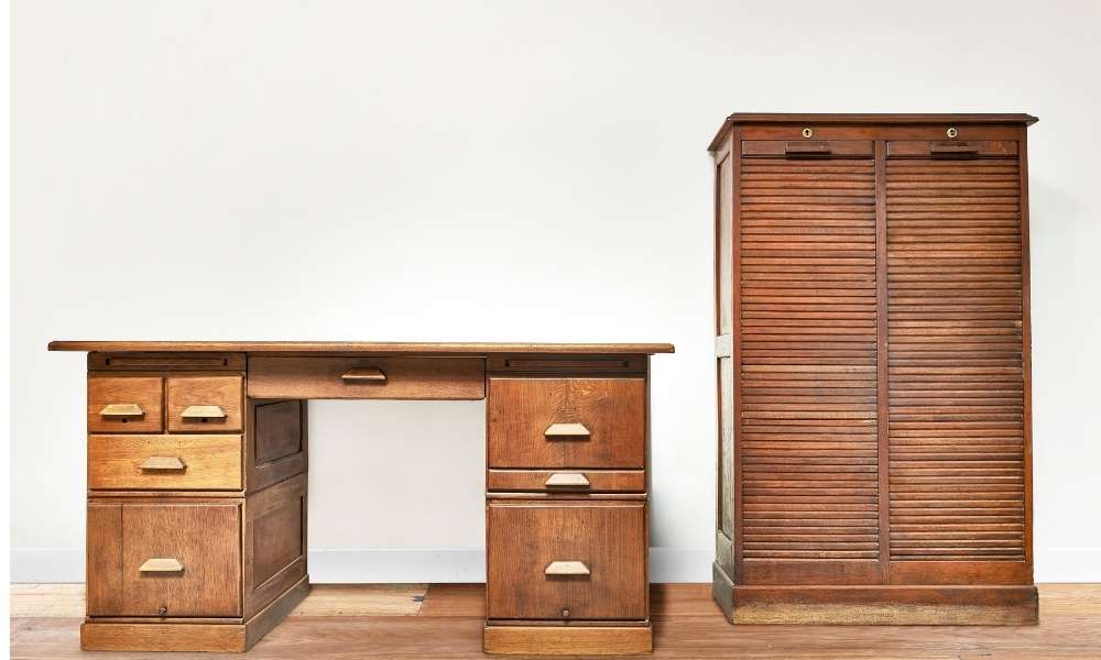 Add Character With A Vintage Desk. how to arrange a bedroom with a desk