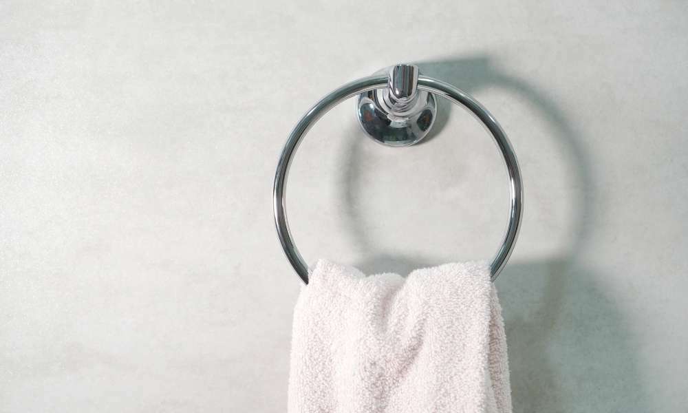 DIY Modern Farmhouse Beaded Towel Ring