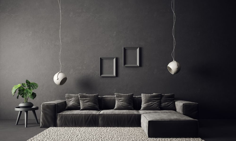 dark grey sofa living room ideas