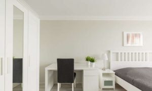 how to arrange a bedroom with a desk