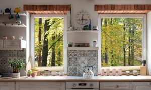 small kitchen window decor ideas