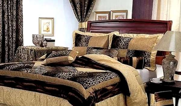 A Hint of Leopard Print for Bling Bedroom