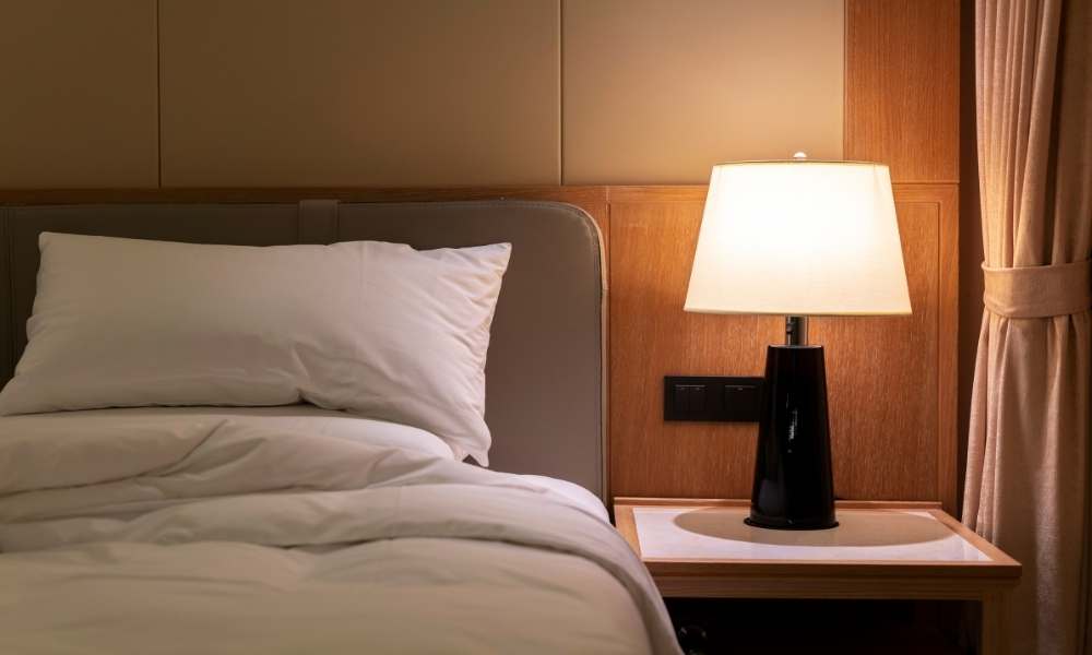 Add Table Lamps for Rearranging a Small Bedroom