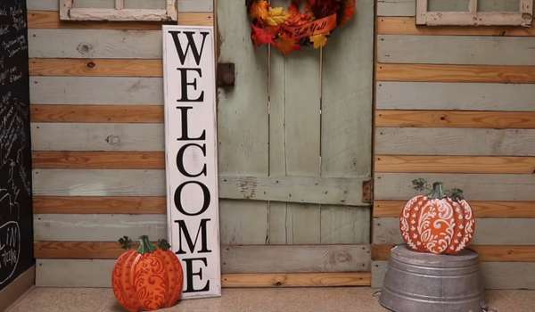 Add Welcome Home Sign