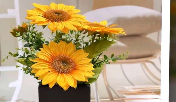 Bedroom Sunflower Centerpiece