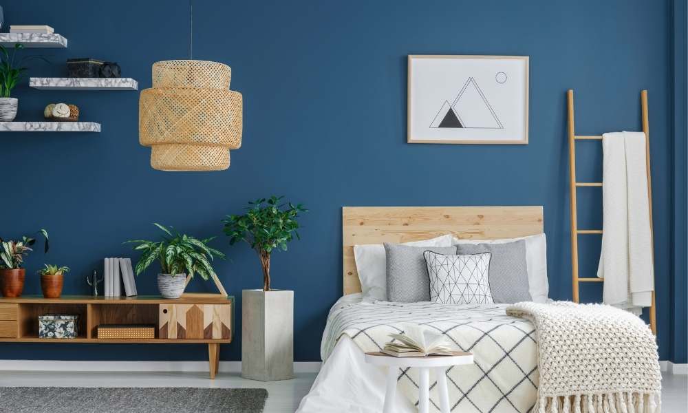 Colorful Loft Bedroom