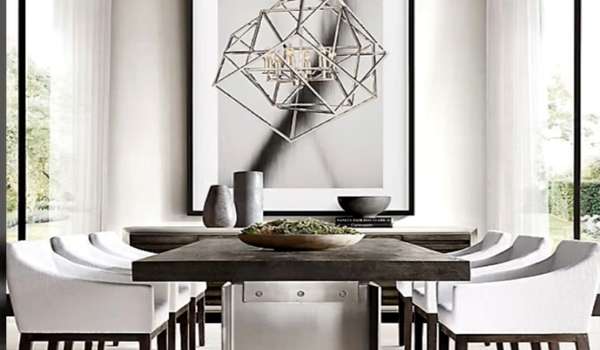 Elegantly Eclectic Dining and Living Room