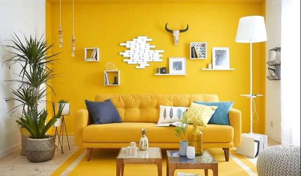 Marigold Modern Wall Painting