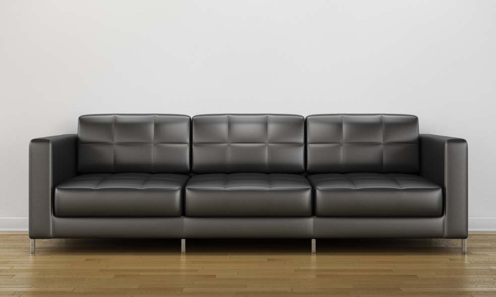 Modern Metal for Black Sofa Living Room Decorating Ideas