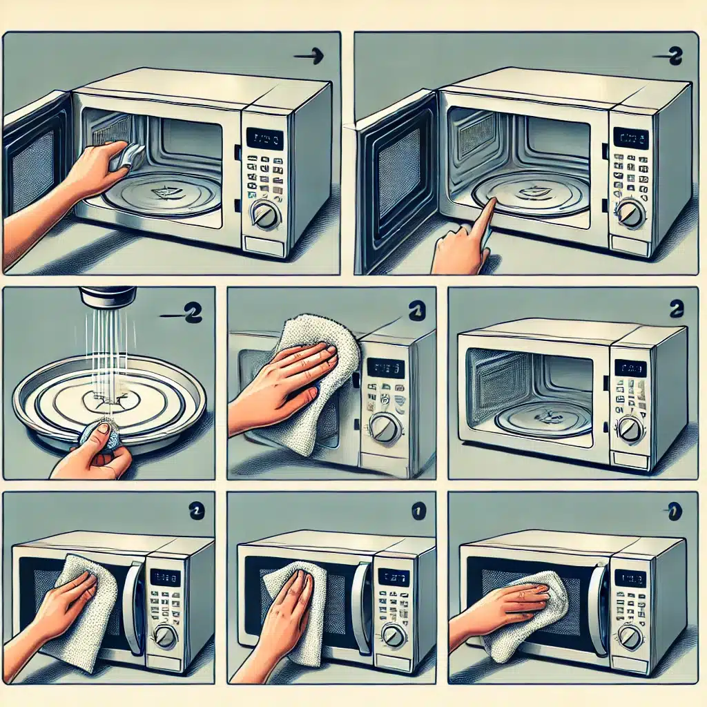 Preparing Your Microwave for Cleaning