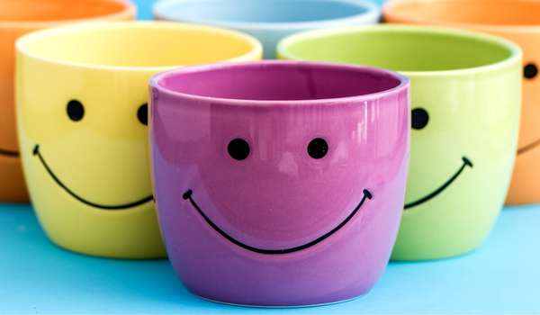 Put on a Happy Face On Pots