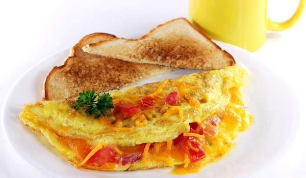 Sandwich maker omelets