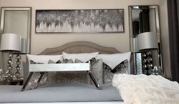 Try Some Rustic Charm White and Silver Bedroom