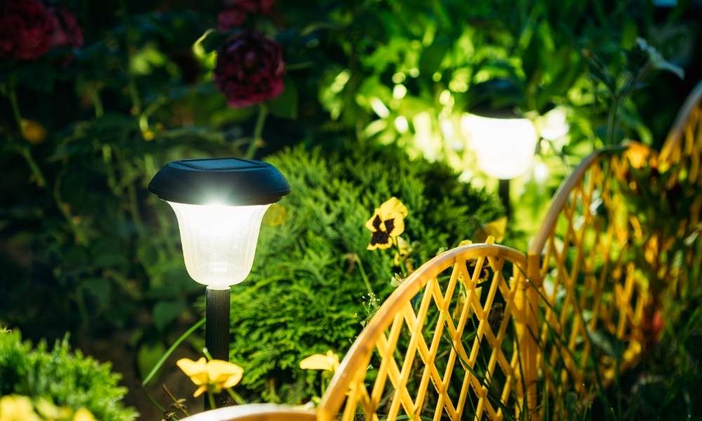 Use Solar Path Lights for Outdoor Night Party Decoration Ideas