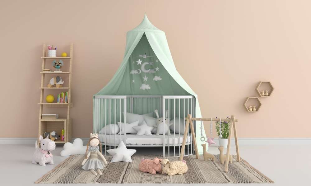 Use a Canopy for Privacy for  Parents Sharing Room With Child Ideas