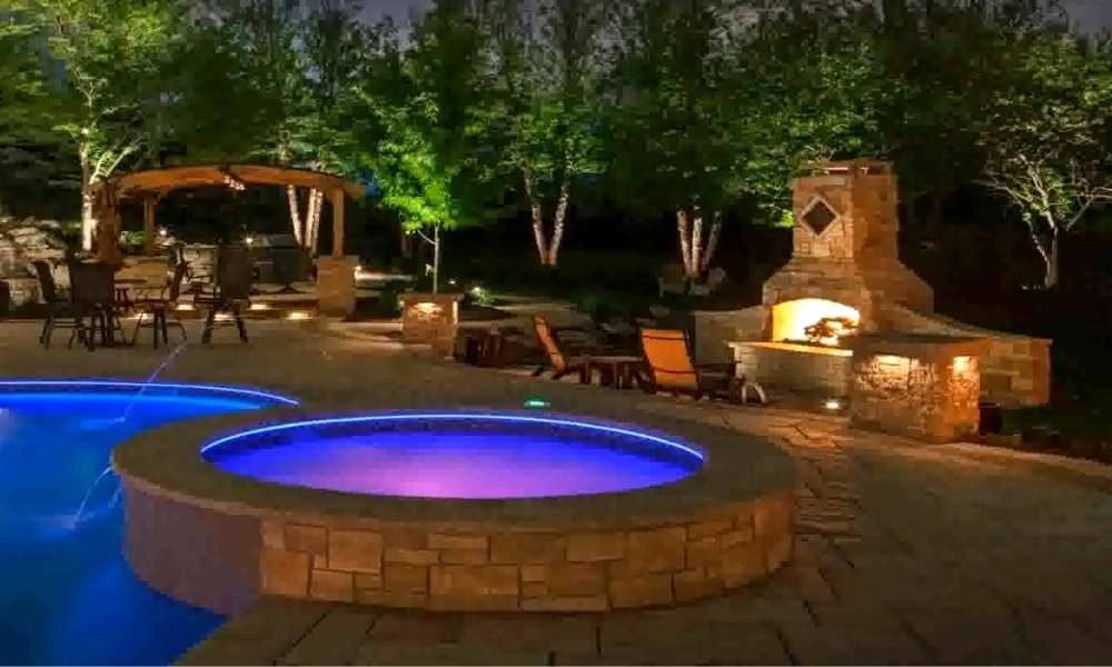 Above Ground Pool Deck Lighting Ideas