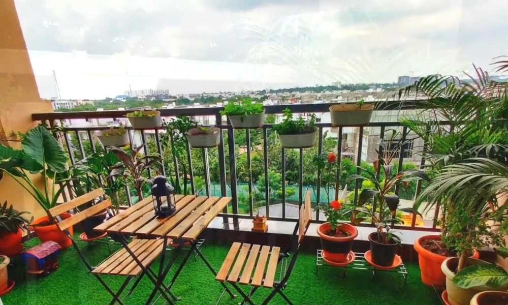 Artificial Garden Ideas For Balcony