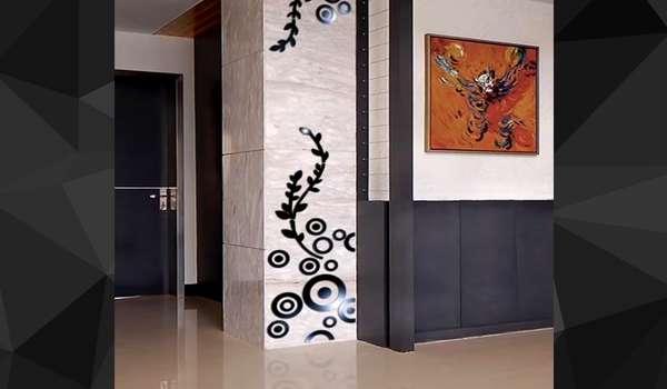 Decorate Pillar with Marble Stone