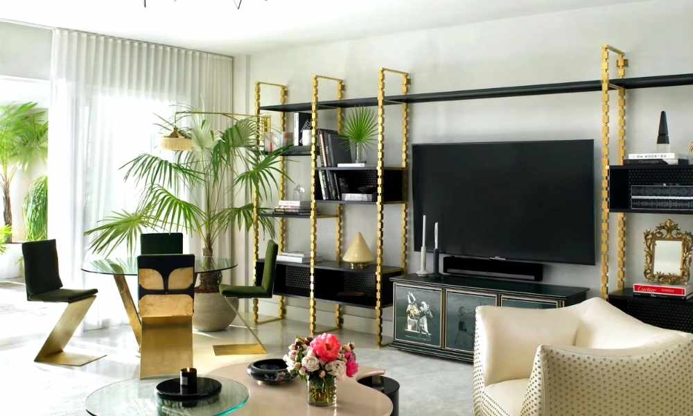 Gold and Silver Living Room Ideas