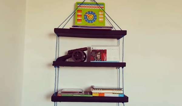 Hanging Bookshelf Ideas