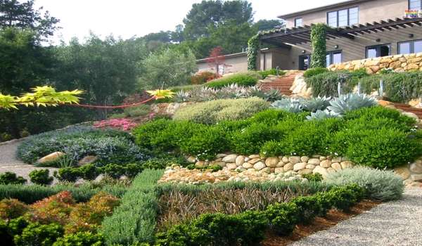 Landscaping Sloped Yard With Rocks