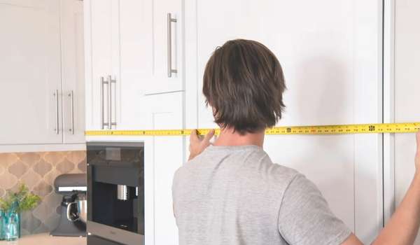 Measure The Width Of The Cabinet Opening
