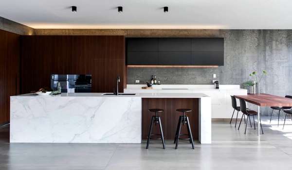 Modern Futuristic Kitchen Decor 