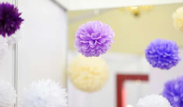 Paper Pom Decorations For Party