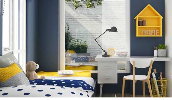 Some Unique Ideas for Blue and Yellow Bedroom Sets