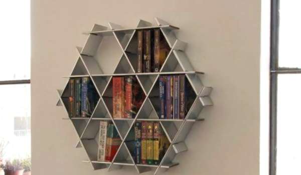 Stairwell Bookshelf Ideas