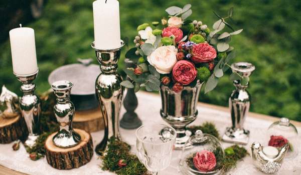 Use Candle Holders For Outdoor Party