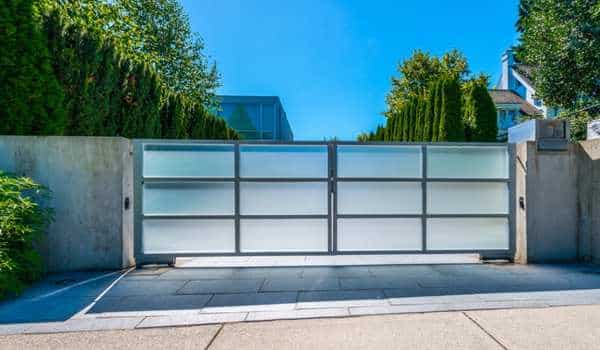Frosted Glass Gates