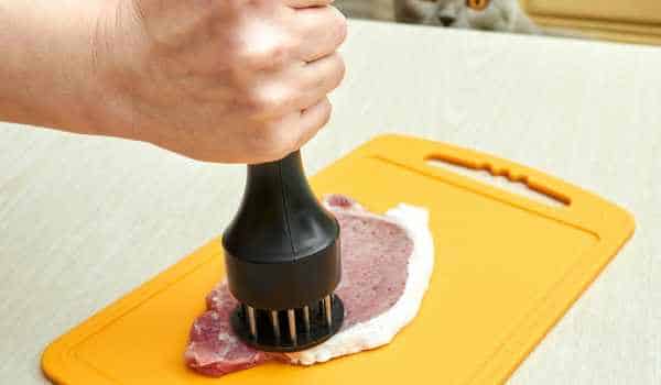 Pounding for meat tenderizer 