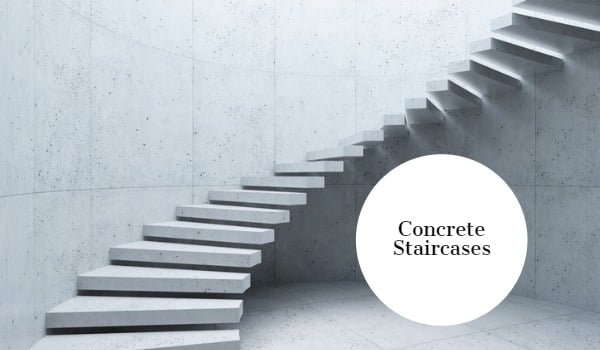 small space Concrete Staircase