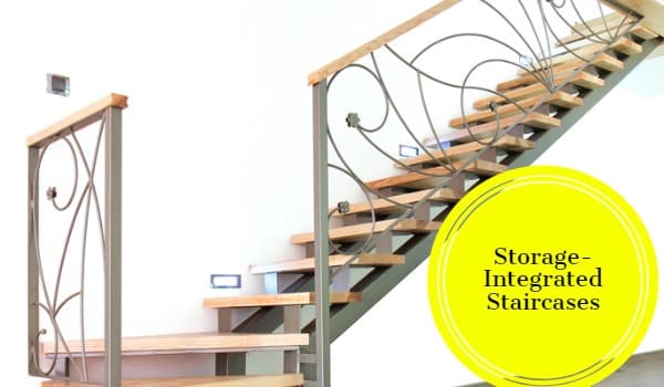 Storage-Integrated Staircase for small space 