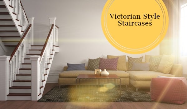 Victorian Style Staircase for small space 